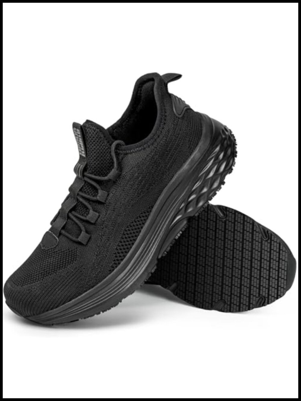 R CORD Non Slip Work Shoes Water-Repellent Arch Support Comfort
